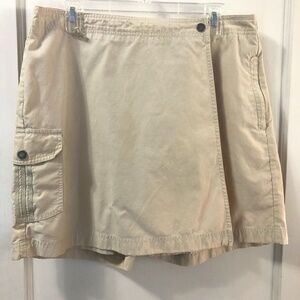 Woolrich Khaki beige Skort size 12